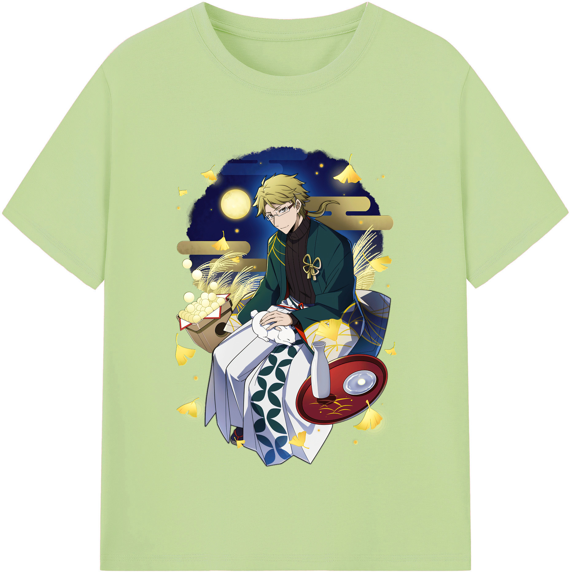 （画像用） 文豪ストレイドッグス Bungo Stray Dogs 綿100％半袖Tシャツ（フロントプリント）
